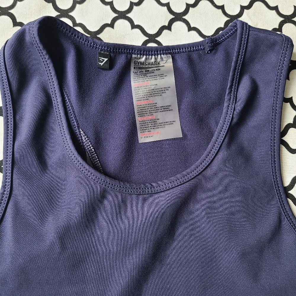 Gymshark Illusion Colorblock Racerback Tank Top Size XS - Picture 2 of 8